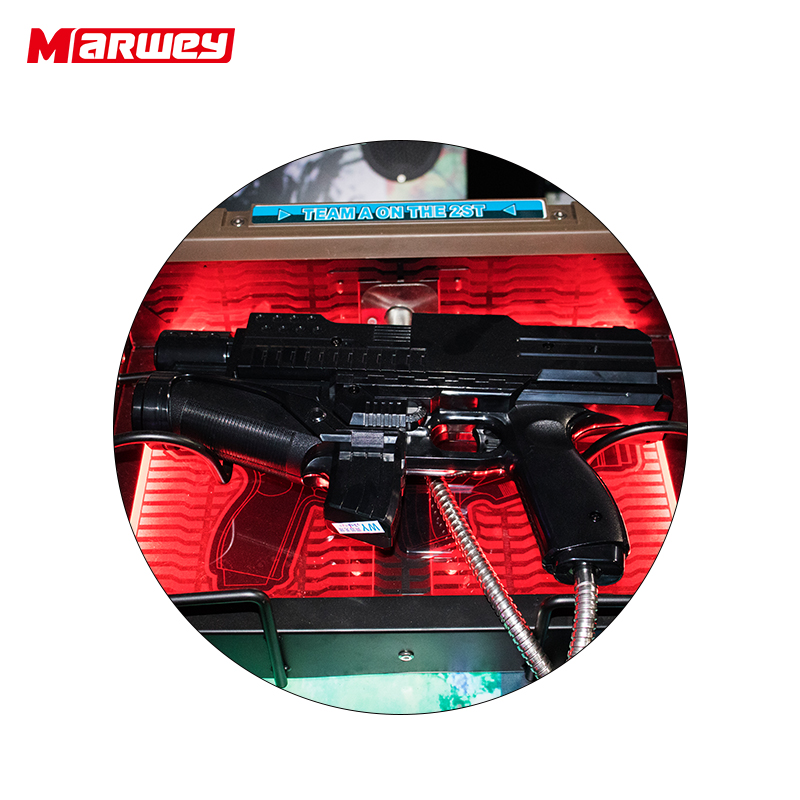 Súng Bắn Trung Tâm Razing Storm 55 Inch Dành Cho Người Lớn Máy Trò Chơi Bắn Súng Mô Phỏng Video Chạy Bằng Đồng Xu Súng Bắn