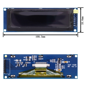 Hot thực OLED hiển thị 3.12 "256*64 25664 dots đồ họa LCD module Màn hình hiển thị LCM Màn hình ssd1322 điều khiển hỗ trợ SPI - Product Image 4