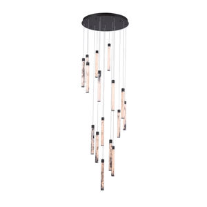 Lámpara Colgante Moderna de Tubo de Vidrio Acrílico con LED, 3000K Blanco Cálido, Minimalista, Lineal, para Sala de Estar y Comedor - Product Image 6