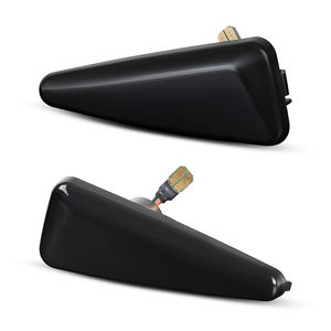 Nouvelle condition ambre LED clignotant latéral pour <span class=keywords><strong>Dacia</strong></span> <span class=keywords><strong>Sandero</strong></span> lentille fumée Plug & Play pièces automobiles sans erreur - Product Image 1