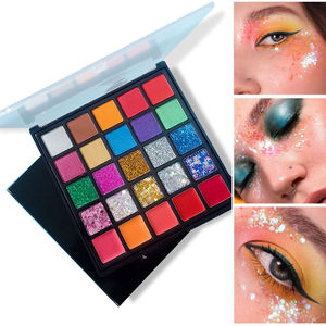 Palette de maquillage à paillettes pour les yeux, les lèvres et le contour, 25 couleurs, vente chaude - Product Image 2