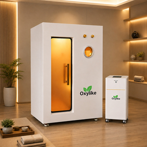 Chambre hyperbare à oxygène à coque rigide pour une personne, modèle 2027 Top Oxylike OLH-1-S2 1.5ATA, idéale pour les hôtels, les spas et la relaxation. - Product Image 3