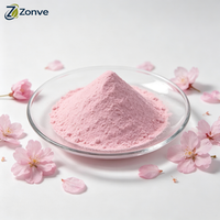 Poudre de fleurs de cerisier Sakura naturelle séchée et moulue, qualité cosmétique et alimentaire, pour masque facial, pâtisserie, boissons, matière première