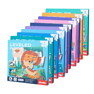 Bán Buôn Tùy Chỉnh Giáo Dục Toddler Câu Đố Sách Giao Thông Động Vật Câu Đố Ghép Hình Cho Tuổi 2-4 Trẻ Em Giấy Chất Liệu In - Product Image 2