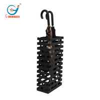 Soporte para Paraguas de Metal con Bandeja Recolectora Extraíble