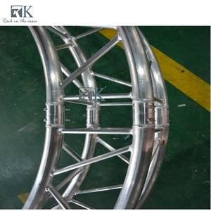 Customized Aluminum Portable Modular Truss System for Stage <b>Lighting</b> Circle-Shape Event Stage <b>DJ</b> Booth - Product Image 4