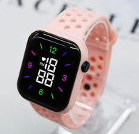 Jam Tangan Elektronik Grosir Laris Manis, Hadiah untuk Anak, Gelang Jam Tangan Olahraga, Jam Digital LED untuk Pria Wanita Pelajar