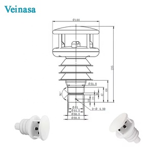 Veinasa-THPW-G Smart Temperature Humidity Ultrasonic Wind Speed Direction Environment Monitoring Sensor With GPS Veinasa-THPW-G - Product Image 6