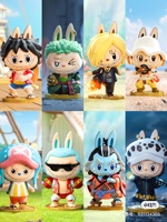 Popmart Labubu une pièce les monstres figurines d'action personnalisé mignon dessin animé bande dessinée à la mode jouets aveugles mystère boîtes décoration de la maison