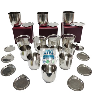 Platin-Tiegel mit Deckel für die Glasindustrie, Standardkapazität 10ml 20ml 30ml 50ml 80ml 100ml - Product Image 1