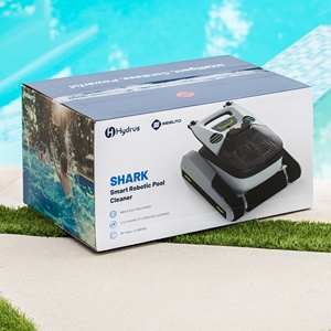 <span class=keywords><strong>Robot</strong></span> <span class=keywords><strong>de</strong></span> nettoyage <span class=keywords><strong>de</strong></span> <span class=keywords><strong>piscine</strong></span> automatique intelligent sans fil SEAUTO <span class=keywords><strong>Shark</strong></span> avec fonction d'escalade des murs et autonomie <span class=keywords><strong>de</strong></span> 3-4h, 168W - Product Image 6