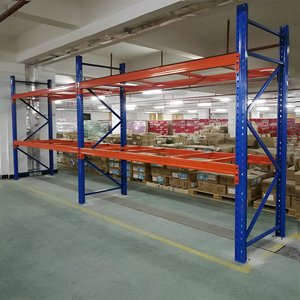 Estantería ajustable de hierro/acero metálico para palés, estantería duradera para carretilla elevadora, estante protegido contra la corrosión directa para almacenamiento en almacén - Product Image 3