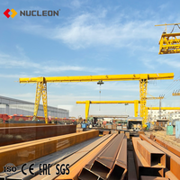Vente directe d'usine MH Type palan électrique levage grue à portique à poutre unique 5 tonnes 10 tonnes 15 tonnes 20 tonnes