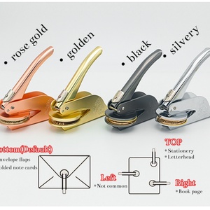 Rose Gold Hand Pliers Stamp Portable Stainless Steel Stamp Custom DIY Embossed Stamp - Product Image 6