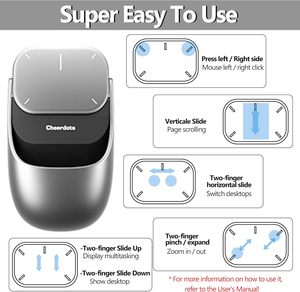 Cheerdots2 ChatGPT <strong>Wireless</strong> <strong>Mouse</strong> <strong>2</strong> in 1 Detachable Air <strong>Mouse</strong> Presenter Presentation <strong>Pointers</strong> Remote with Laser - Product Image 2