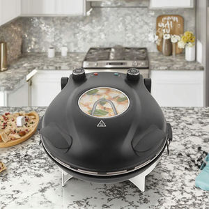 Horno de <span class=keywords><strong>pizza</strong></span> eléctrico <span class=keywords><strong>italiano</strong></span> de 12 pulgadas más vendido 1200W 380-420 grados fabricante de <span class=keywords><strong>pizza</strong></span> para cocina Hotel personalización al aire libre - Product Image 2