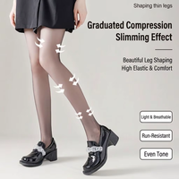 Collants ultra-fins longs et transparents en maille pour l'été, effet jambes nues, collants invisibles, sexy, amincissants, respirants, résistants à la déchirure