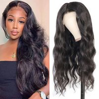 Peluca de Cabello Humano SDD sin Pegamento, Estilo Ondulado, con Encaje Frontal HD 13x4 13x6, Precortada y con Nudos Pre-Decolorados