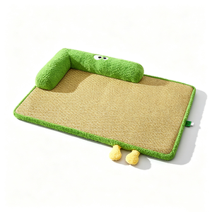 Dog <b>Nest</b> Summer Cooling <b>Nest</b> Cooling Cane Knitting Dog Mat Cat <b>Nest</b> Thickening Sponge Pet Cooling Mat Removable Washable Cross-b - Product Image 1