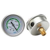 Heavy-Duty Stainless Steel Vacuum Pressure Gauge Anti-Vibration Glycerin Liquid Filled Manometer