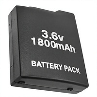 Baterai Pengganti Konsol Game PSP-110 1000/1001/PSP Fat Berkualitas Tinggi 3.6V 1800mAh Lithium Polymer