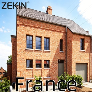 Fenêtre fixe française Zekin France Project certifiée CE en aluminium avec verre trempé résistant aux impacts d'ouragan SDL - Product Image 1