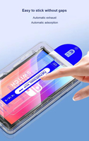 Protection d'écran en verre trempé 2.5D 9H anti-rayures pour console de jeu Nintendo Switch 2 OLED, installation facile, anti-poussière