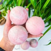 Sphère de quartz rose en gros d'usine, boule de pierre précieuse, sphère de cristal énergétique pour la guérison et la décoration intérieure