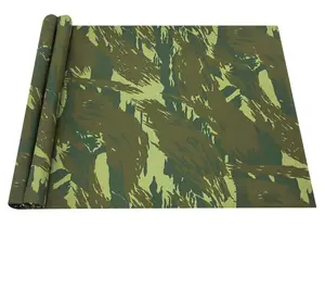 65 polyester 35 cotton twill big leaf woodland camouflage fabric