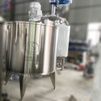 Cuve de mélange liquide en acier inoxydable haute performance Huashang, mélangeur industriel pour la production de jus et de savon liquide