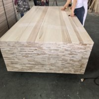 Panneaux de bois écologiques à bords collés, planches de bois 1220*2440mm, planches de bois de peuplier