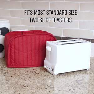 Quilted Appliance Protector for Top <b>Bread</b> Ovens Dust & Stain Resistant <b>Toaster</b> Cover - Product Image 4