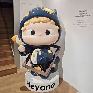 Nhà Máy Điêu Khắc Hot Bán Sợi Thủy Tinh Bức Tượng 3D Lớn Ngoài Trời Điêu Khắc Tùy Chỉnh Cuộc Sống-Kích Thước Phim Hoạt Hình Nhân Vật Trang Trí - Product Image 6