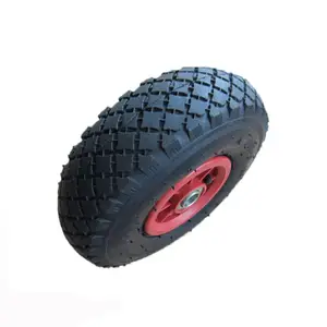 Ruote in gomma imbottite d'aria di alta qualità da 300mm ruote gommate in gomma 3.00-8 pneumatici da 13 pollici per carriola