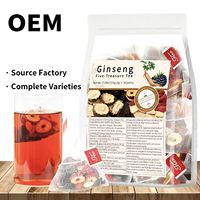 Sachets de thé aux saveurs florales chinoises naturelles et saines, Ginseng transfrontalier Cinq Trésors, Six Trésors, Dix Trésors