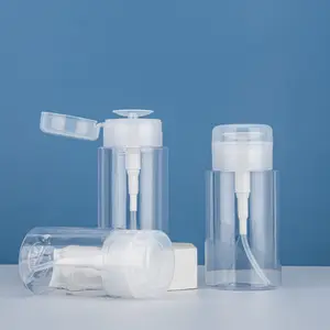 wholesale empty nail polish remover bottle dispenser cleansing water bottle