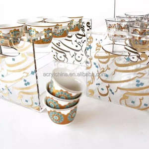 استخدام المنزل والفندق صواني تقديم شفافة من الأكريليك عالية الجودة - Product Image 4