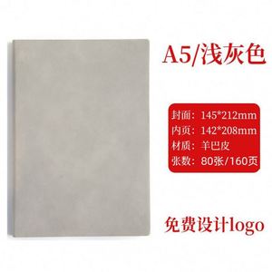 <b>A5</b> Sheepskin Notebook Softcover High Quality Business Meeting <b>Notepad</b> Enterprise Customized LOGO Wholesale - Product Image 3