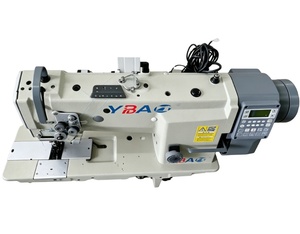 YBAO Nouvelle Machine à Coudre Industrielle à Point Noué Plat à Aiguille Unique, Haute Vitesse, Informatisée, Automatique, Motorisée, en Acier Inoxydable - Product Image 4
