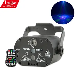 60 in 1 Mini Laser Party Light Battery Powered Stage DJ Disco Lights Sound Activated Lights