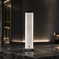 Diffuseur d'arômes autonome S3000 en aluminium et PP, noir/argent (en option), 12W DC 12V, pour espaces moyens, machine à parfum