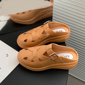 UP-0747D adorabili <span class=keywords><strong>sandali</strong></span> da spiaggia piatti da donna scarpe Casual con plateau con suola spessa - Product Image 6