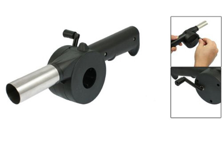 2021 Best Selling Products Outdoor Camping Picnic Barbecue Tools Mini Small Portable  Hand Crank Powered Manual Fan Air Blower