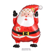 Ballons de Noël en aluminium à l'effigie de Père Noël, bonhomme de neige, renne et sapin de Noël pour la décoration des centres commerciaux