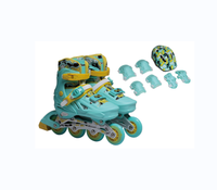 Patins à roulettes à coque rigide Banwei pour enfants, adolescents et adultes, modèle Factory Spot Suit 2024 rose et vert