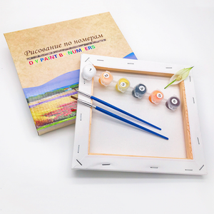 Kit de Pintura al Óleo Digital DIY, Paisaje Nevado, Lienzo Estirado, Pintura por Números, Pigmentos Acrílicos, Juego Completo en Stock, Decoración al por Mayor - Product Image 3