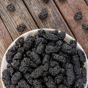 Оптовая продажа, супер 500 г, сладкий вкус, хороший вкус, Бесплатная Стирка, готовые к употреблению сухофрукты, черный Тутовый - Product Image 2