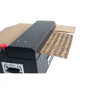 0% Plastic Packaging Solution Recyclable Waste Paper Boxes Cutting Carton Perforators Corrugated Cardboard Shredders Machine