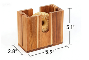 Cortador de Pan de Madera de Acacia para Panecillos y Muffins Ingleses - Product Image 4