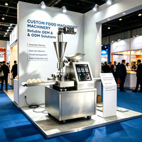 Machine automatique de formage de petits pains fourrés de haute qualité, moteur résistant à la corrosion en acier inoxydable, capacité de 60 pièces/min pour le petit-déjeuner